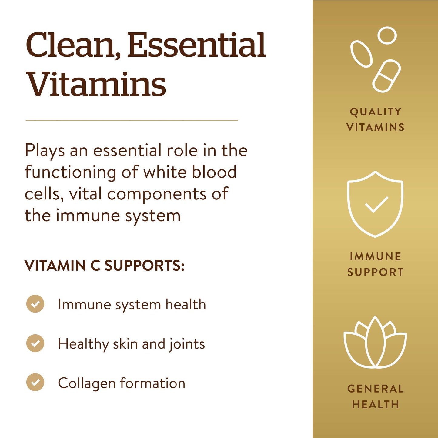 Solgar Vitamin C 1000 mg, 100 Vegetable Capsules - Antioxidant & Immune Support - Overall Health - Healthy Skin & Joints - Bioflavonoids Supplement - Non-GMO, Vegan, Gluten Free, Kosher - 100 Servings - Medaid International