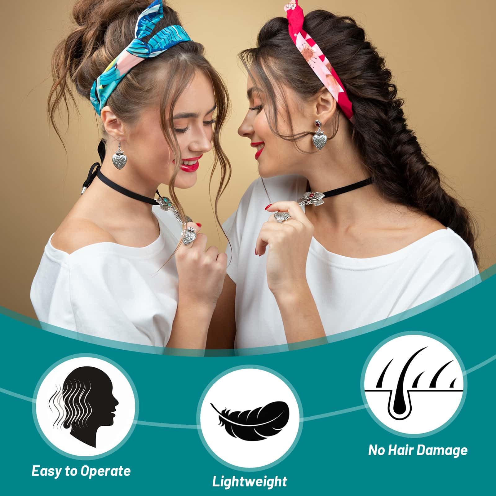 Acejoz Hair Rollers for Blowout Look, 38 Pcs Self Grip Hair Rollers Set with 4 Sizes, 12 Pcs Hair Clips, Comb and Storage Bag for Hair Volume (Black) - Medaid International