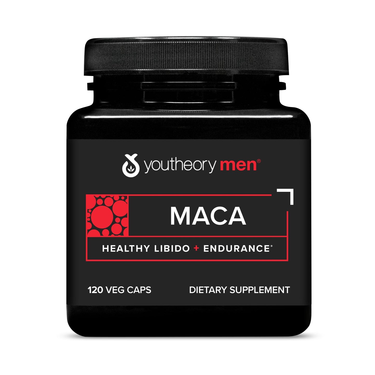 Youtheory Men's Maca - Vegan Maca Supplement for Men - Supports Energy, Stamina & Endurance* - Dairy, Soy & Gluten Free - 120 Vegetable Capsules - Medaid International