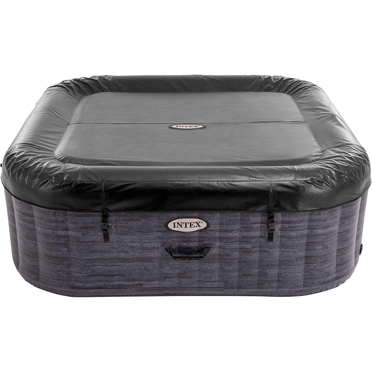 6-Person Greystone Deluxe Square Bubble Spa Set - Medaid International