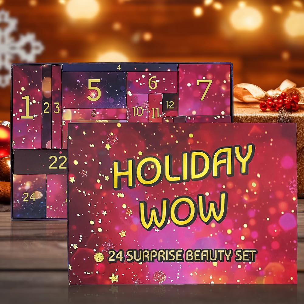 SEWOG Makeup Advent Calendar 2025 for Teens Girls 24 Days Christmas Countdown Calendar Individually Boxed Makeup Gift Set, for Teenagers, Daughters and Girls Xmas Gift - Medaid International