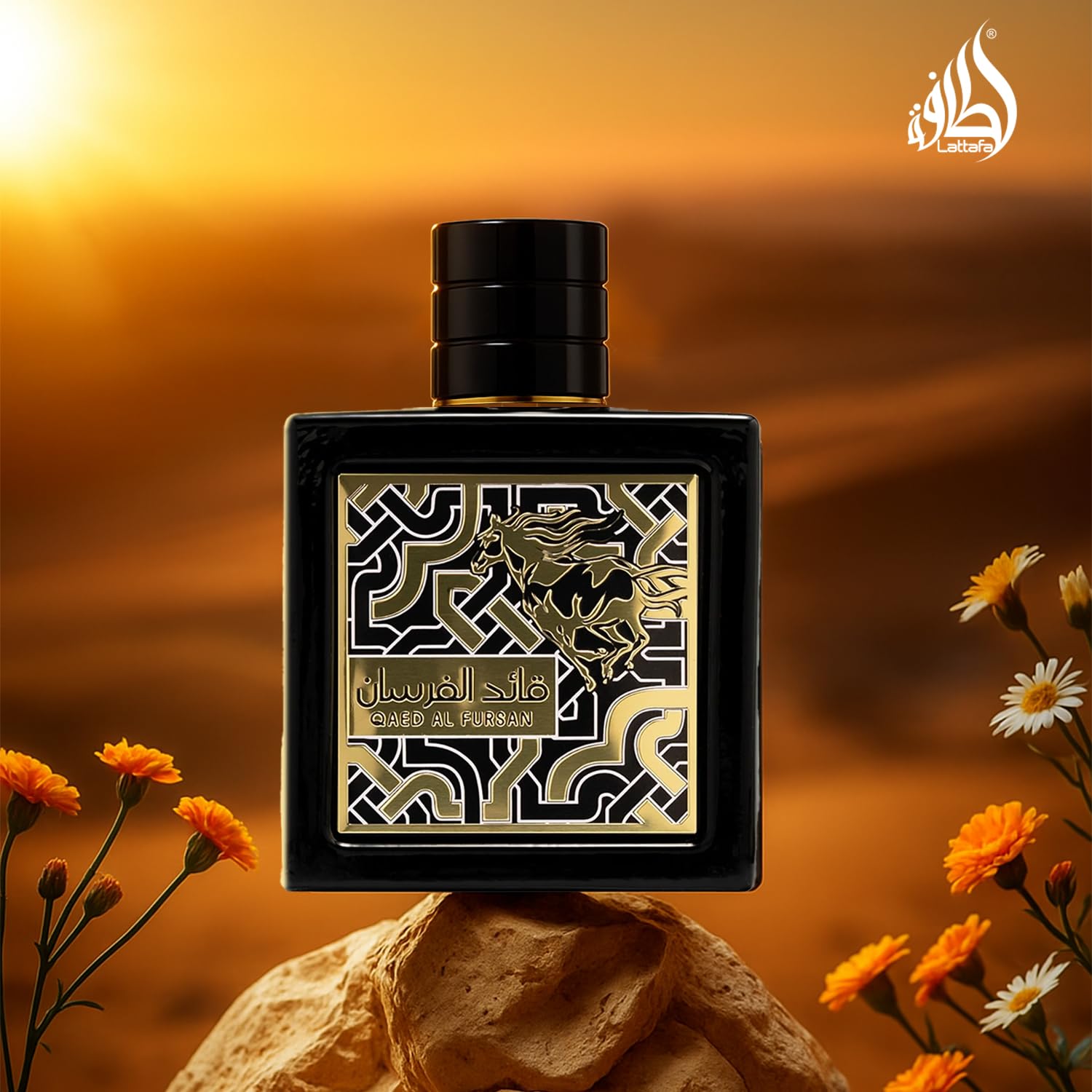Lattafa Qaed Al Fursan for Men Eau de Parfum Spray, 3.04 Ounce - Medaid International