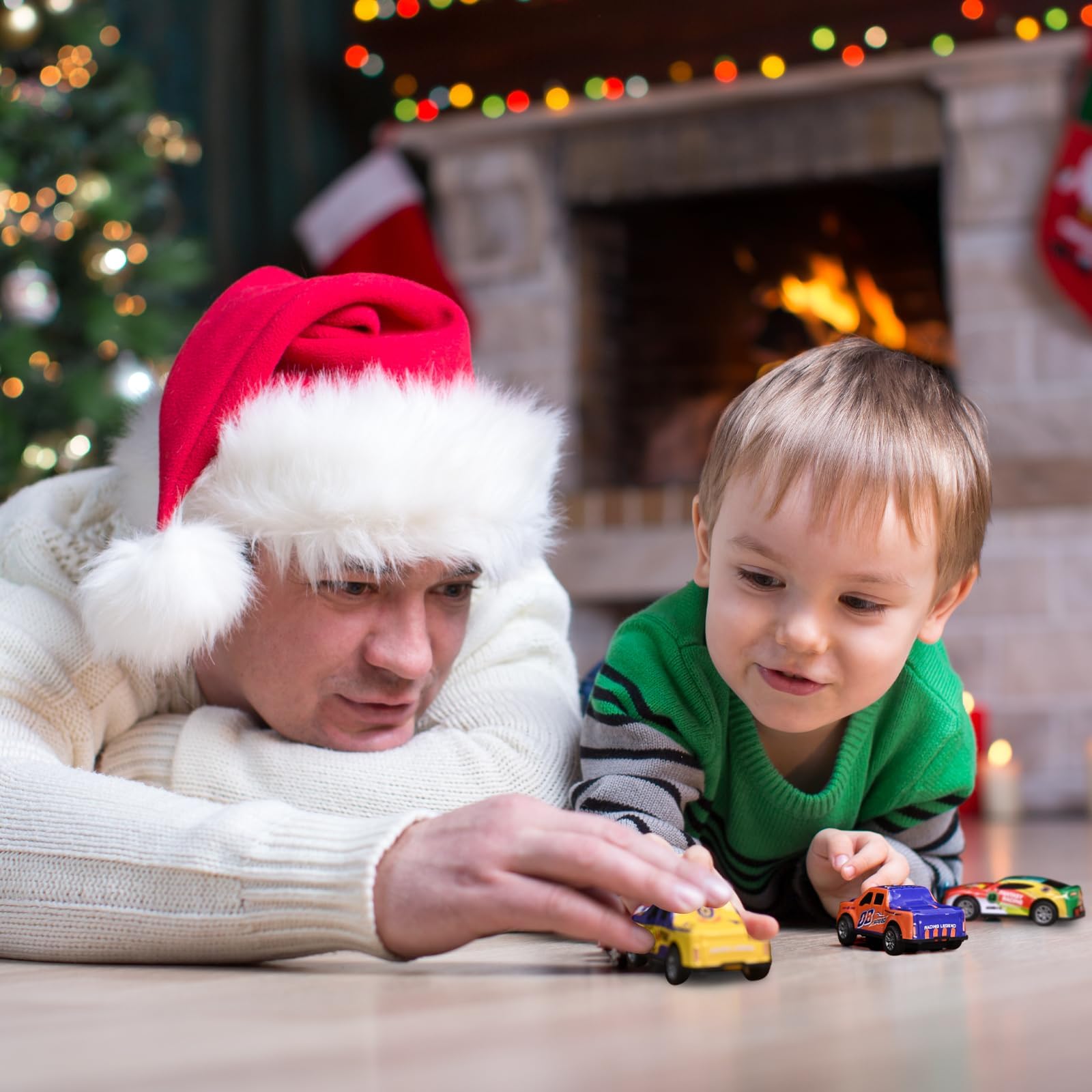 Bupelo Christmas Advent Calendar 2025, Christmas Advent Calendar with Pull-Back Racing Car Toys, 24 Days Christmas Countdown Calendar Gifts for Kids, Christmas Party Favor, Classroom Prizes Xmas Gift - Medaid International