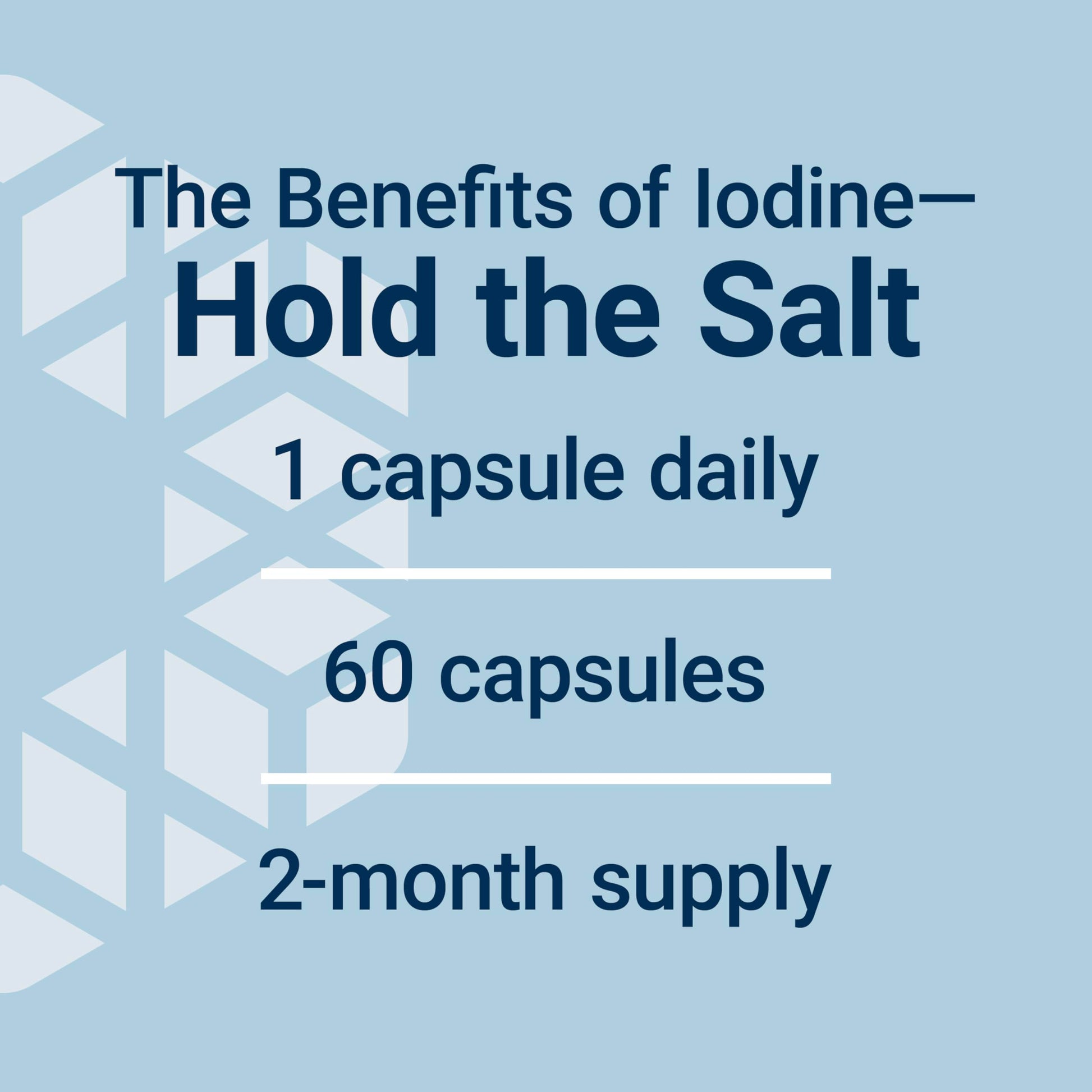 Life Extension Sea-Iodine™, kelp and bladderwrack-derived Iodine, Supports Healthy Levels of This Essential Nutrient for Thyroid Health and Beyond, Non-GMO, Gluten-Free, Vegetarian, 60 Capsules - Medaid International