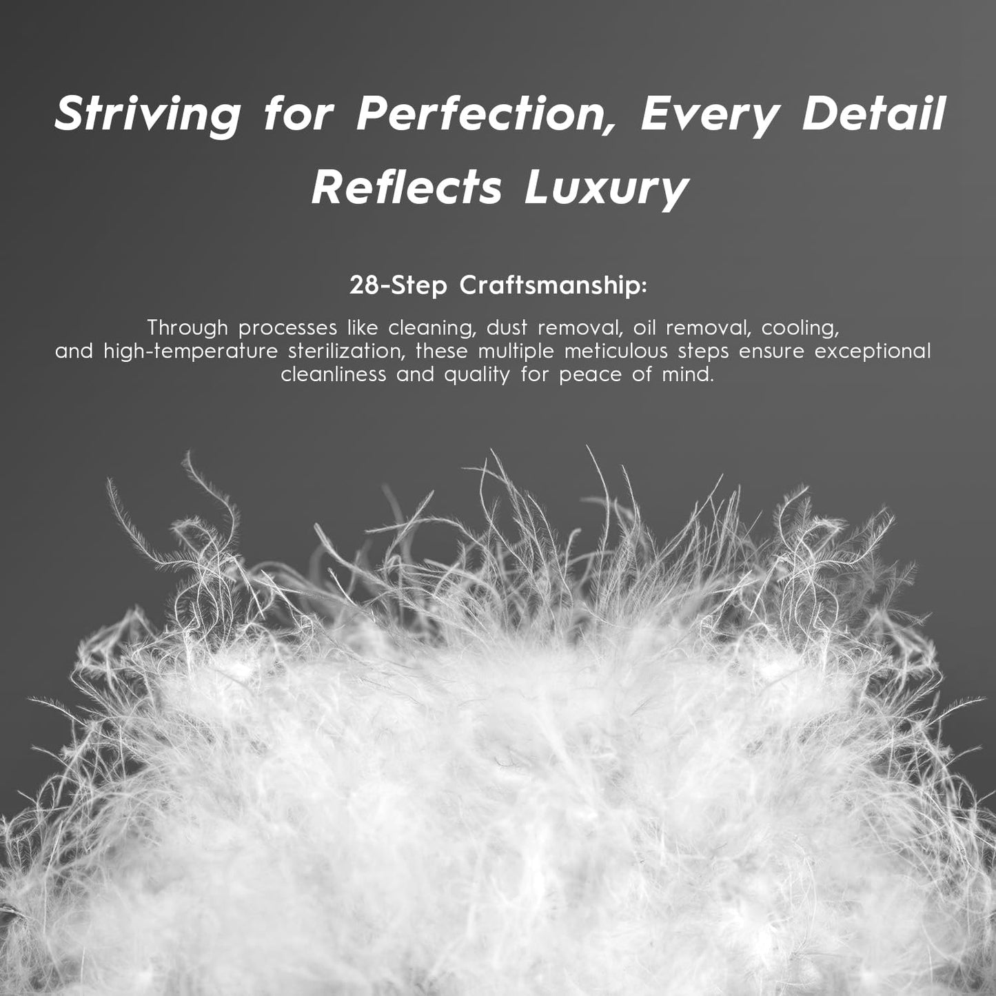 Globon Ultra Soft Down Pillow King Size Set of 2, All Down Filled Bed Pillow for Sleeping, 100% Cotton Shell 500 Thread Count, Soft Hotel Collection Down Feather Pillow 20" x 36" - Medaid International