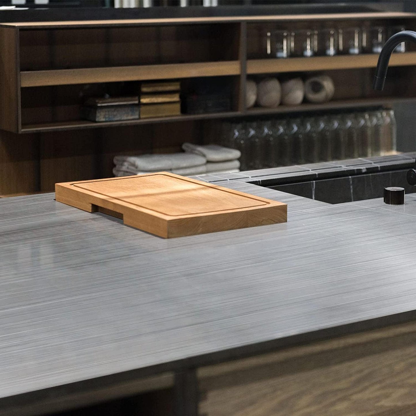 Silver Stainless Steel Wallpaper Self-Adhesive Cleanable Removable Peel and Stick 17.71" X 196.8" Refrigerator Speaker Oven Appliances Furniture Renovation Bathroom Kitchen - Medaid International