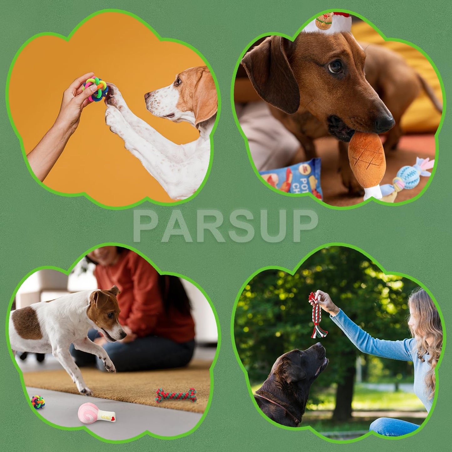 Dog Advent Calendar 2025, 12 Days Pet Toy Christmas Countdown Calendar with Chew Ropes Toys Squeaky Balls Teething Toys for Xmas Small Puppy - Medaid International