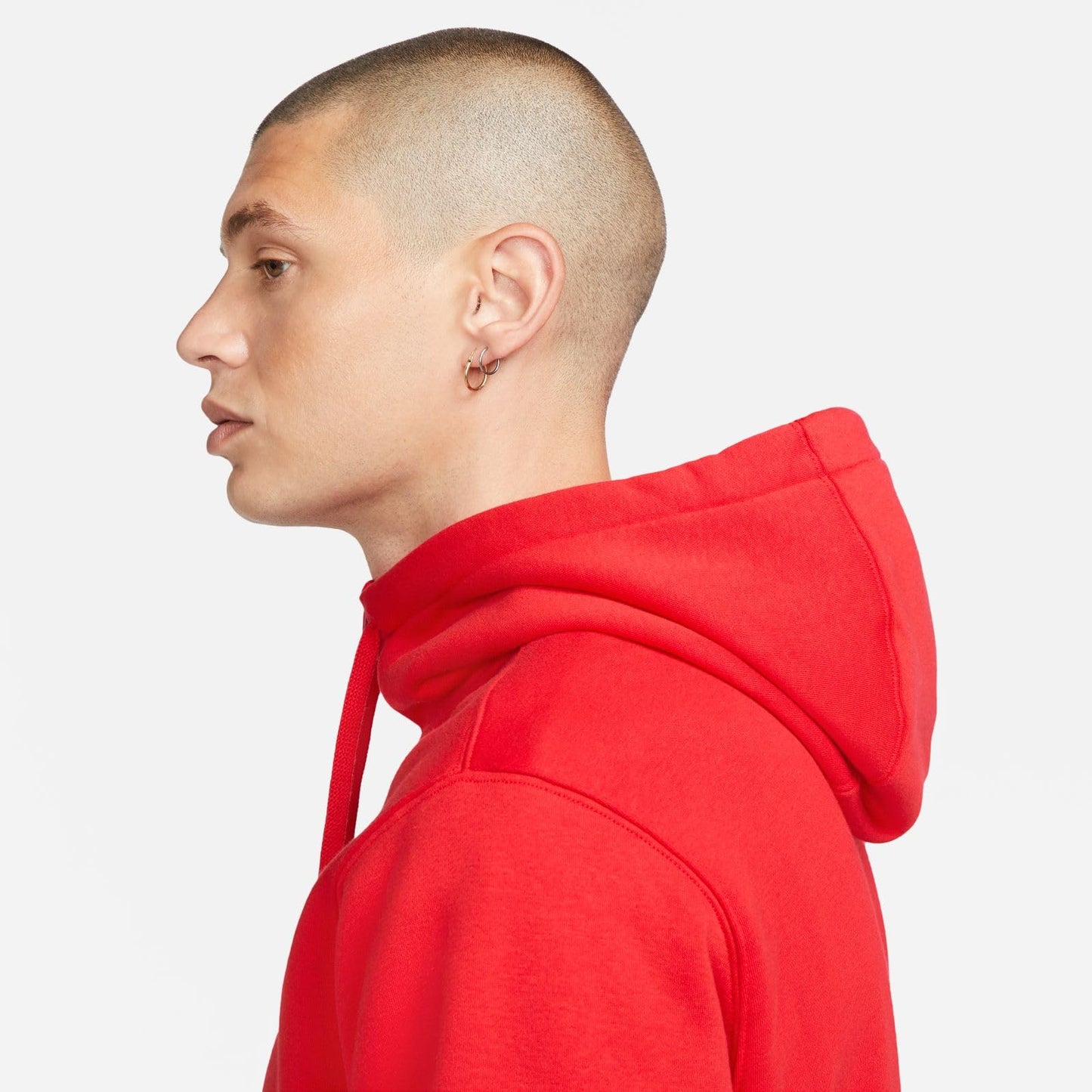 Nike Men's Sportswear Club Fleece Full Zip-Up Hoodie Men, University Red, M - Medaid International