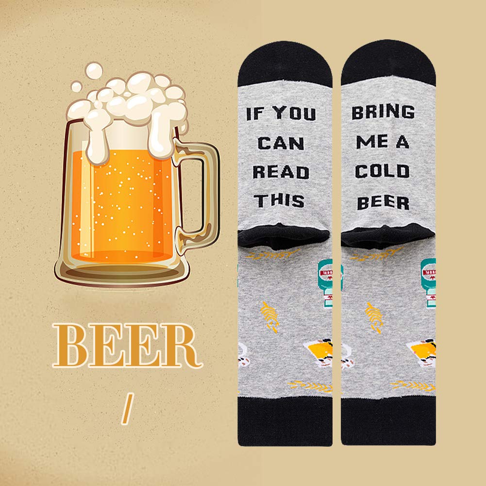 Funny Novelty Crew Socks Fun Dress Socks Gift for Men and Women - Medaid International