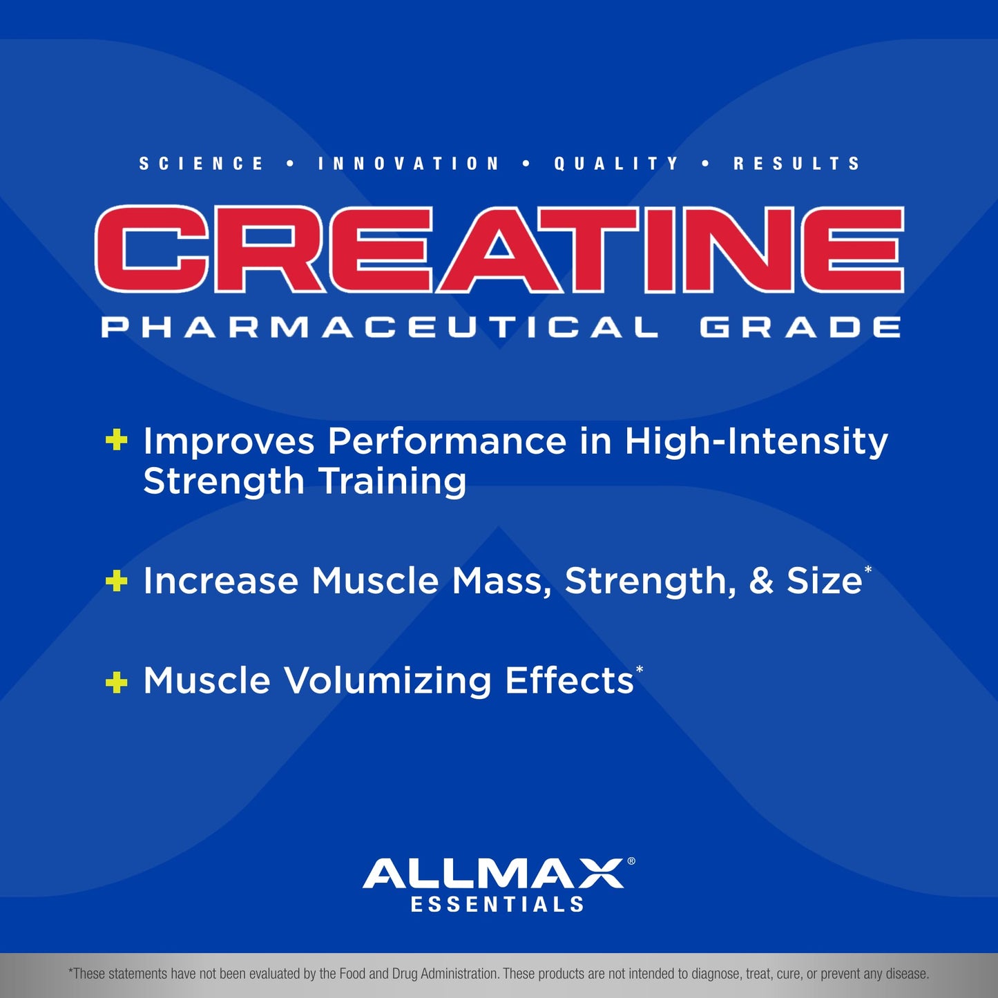 ALLMAX Nutrition - Creatine Monohydrate, Micronized Creatine Powder for Strength and Muscle Recovery, Gluten Free & Fast Absorbing 400g - Medaid International