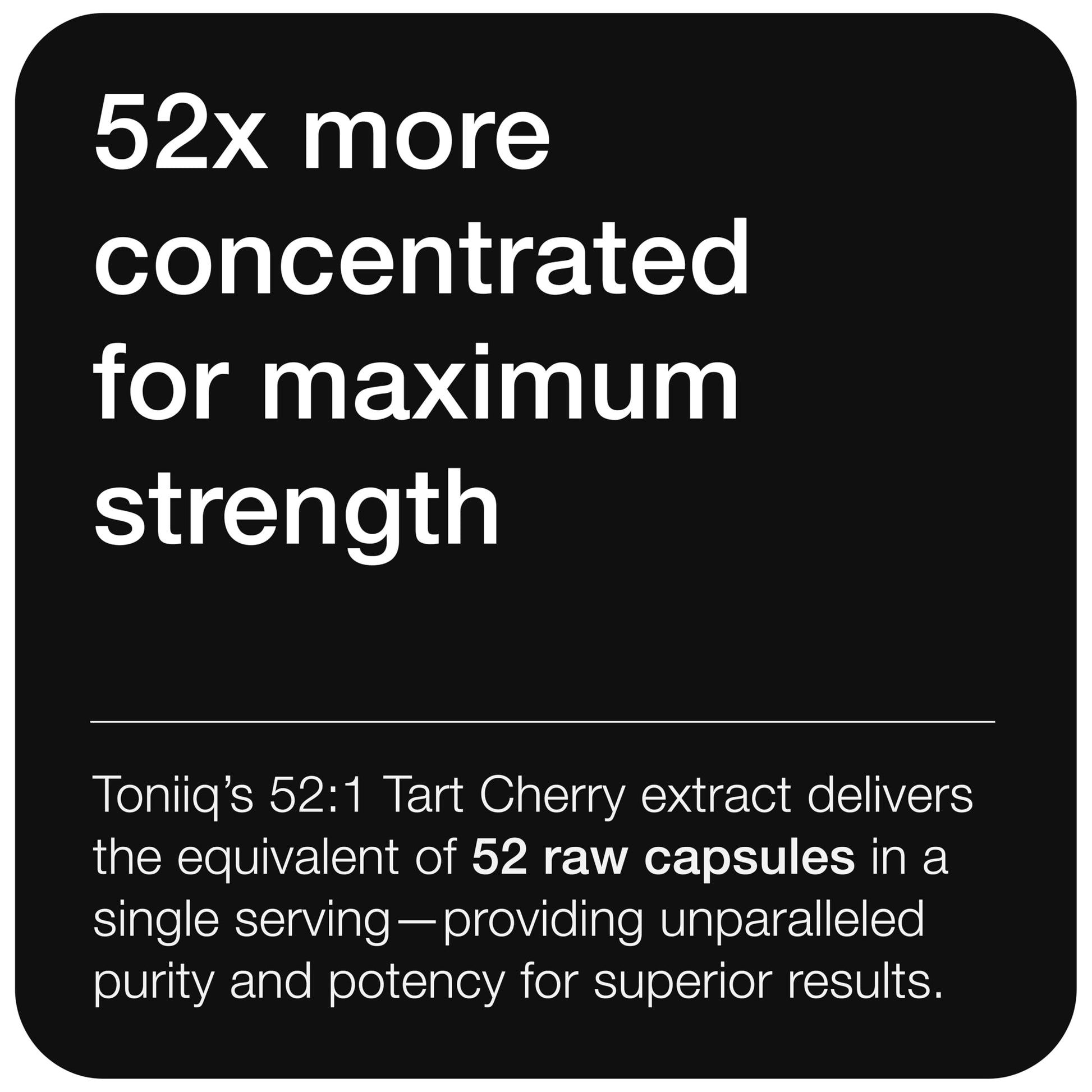 Tart Cherry Capsules - Ultra High Potency 52:1 Extract - Highly Concentrated - Third-Party Lab Tested for Purity & Quality - 120 Capsules - Medaid International