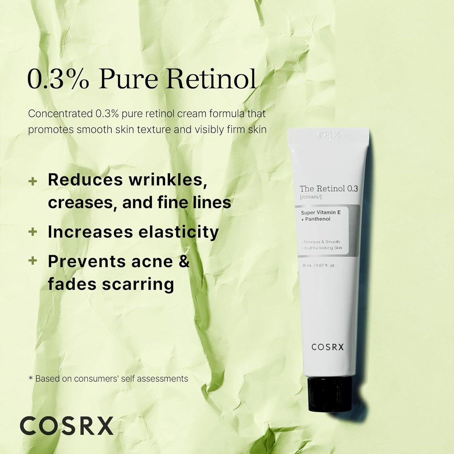 Cosrx the retinol 0.3 cream - 20ml - Medaid