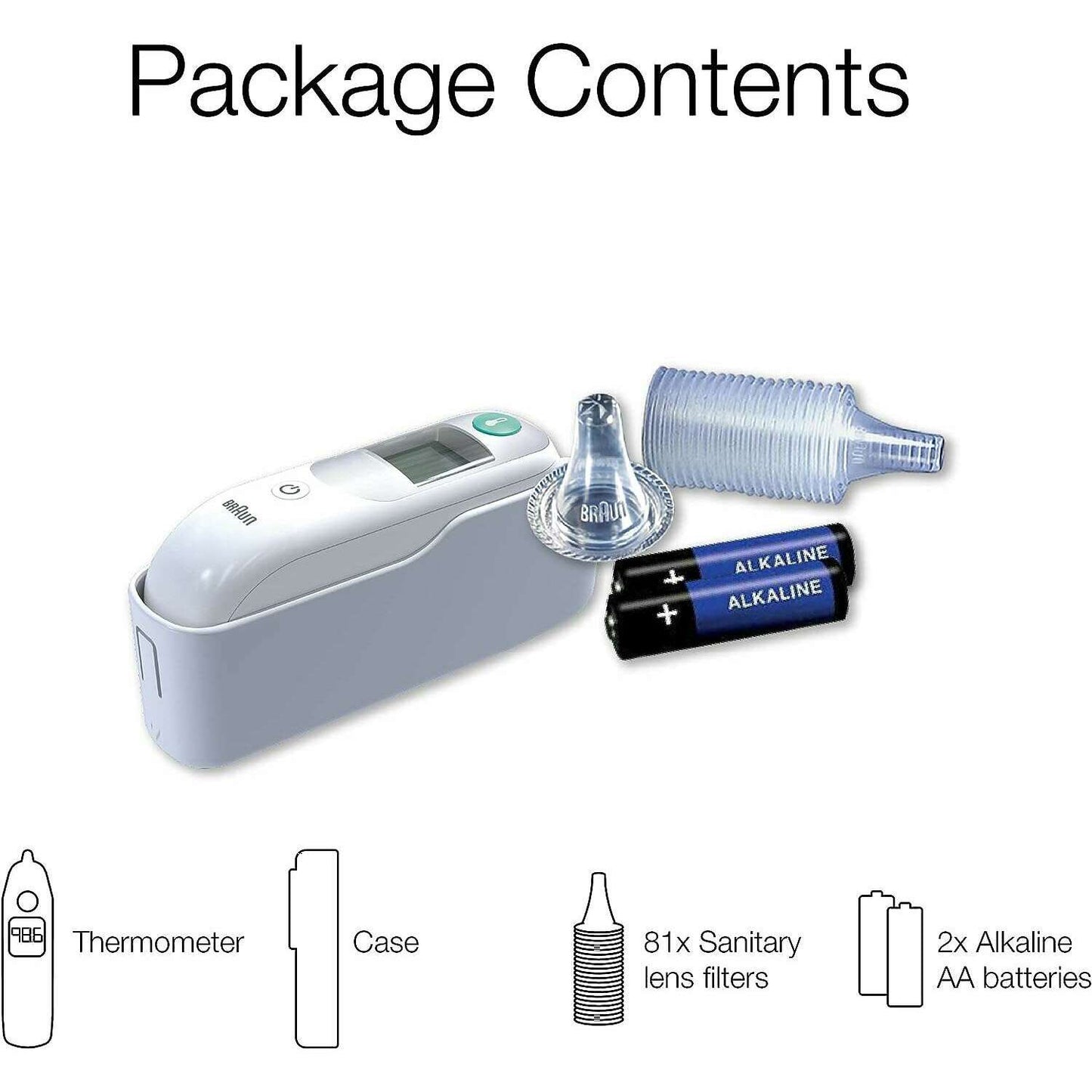 ThermoScan 6-   Digital Ear Thermometer for Adults, Babies, and Kids - Medaid International
