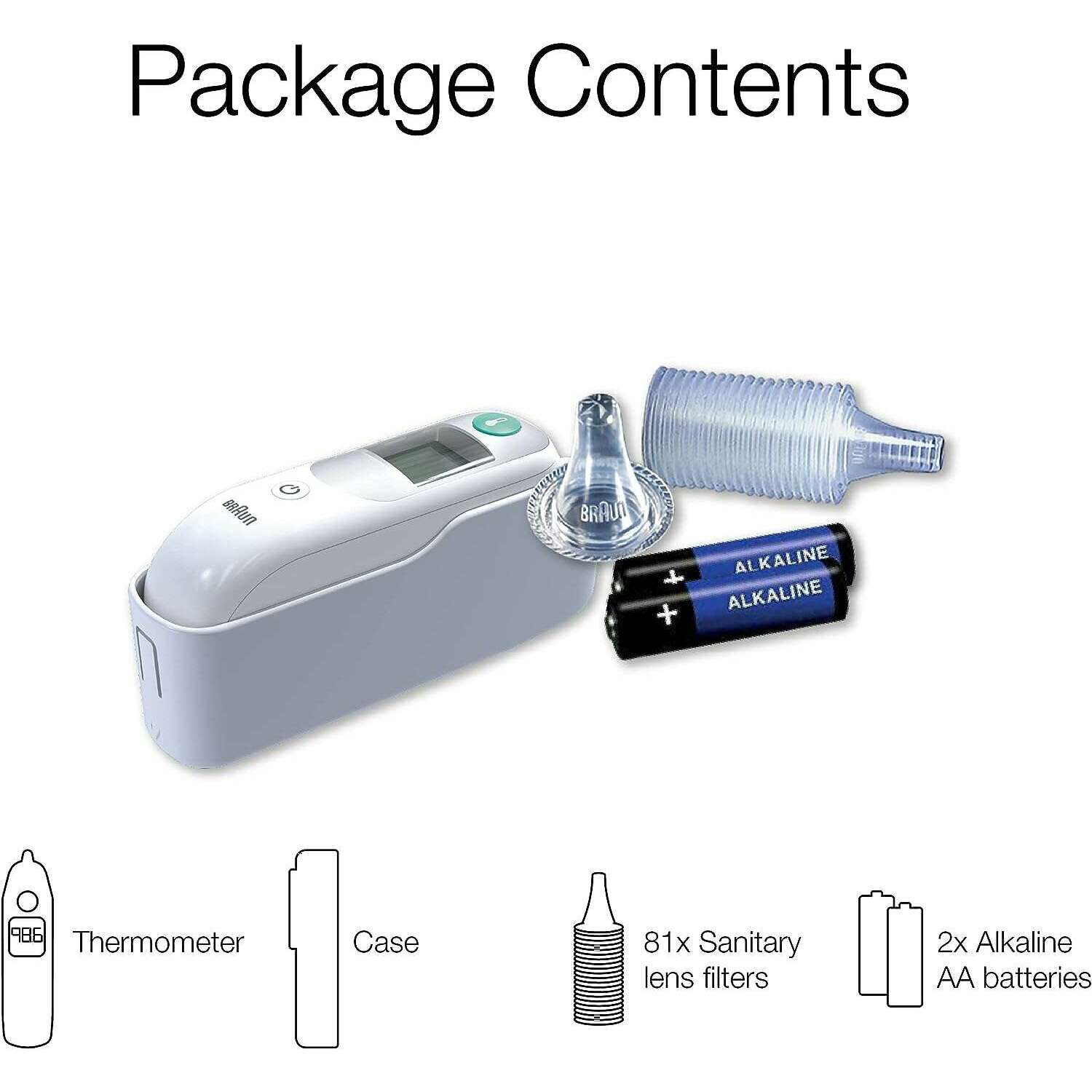 ThermoScan 6-   Digital Ear Thermometer for Adults, Babies, and Kids - Medaid International