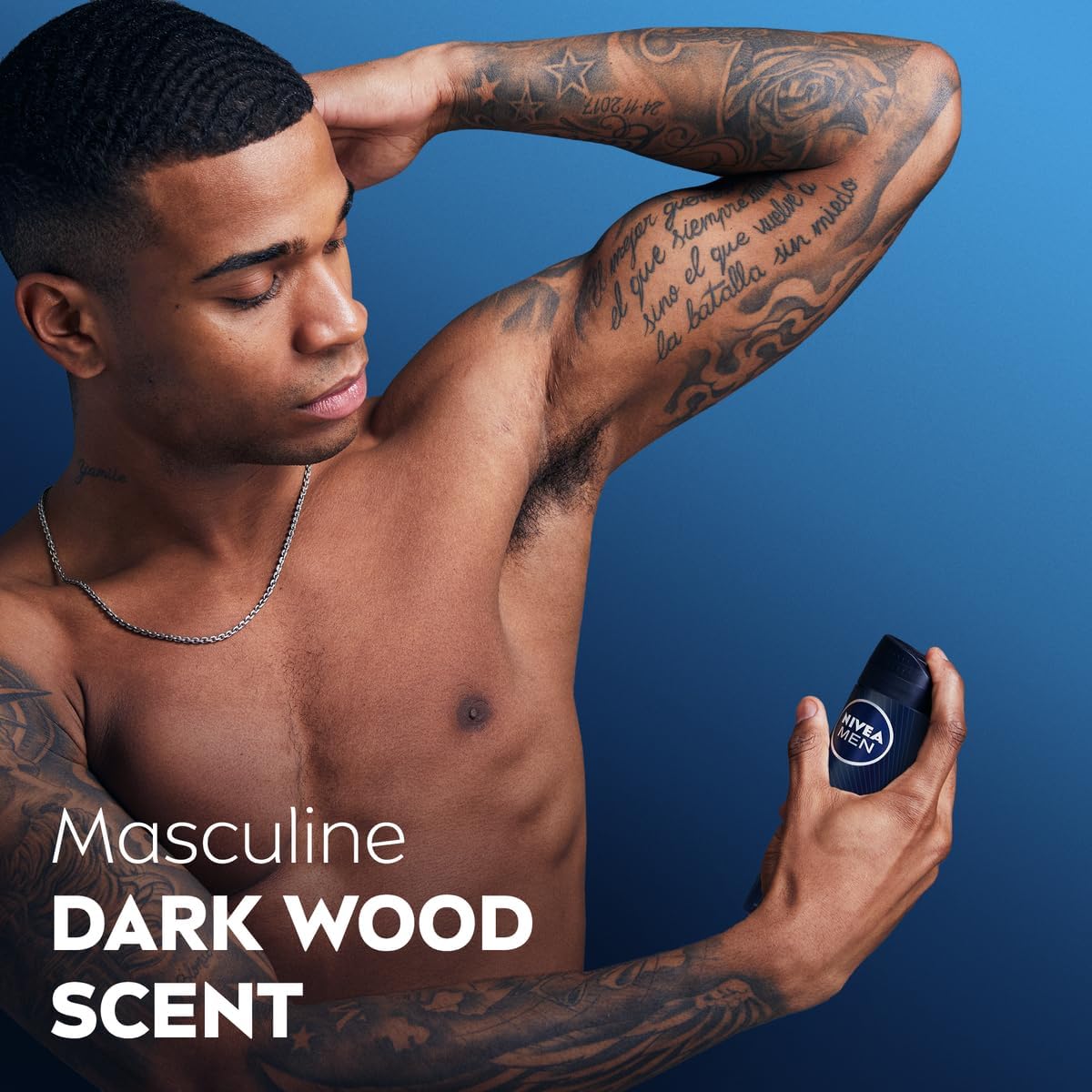 NIVEA MEN Deep MaxxTech Darkwood Spray 150ml, with Black Carbon, 72H Odor & Sweat Protection, Warm Darkwood Scent - Medaid International