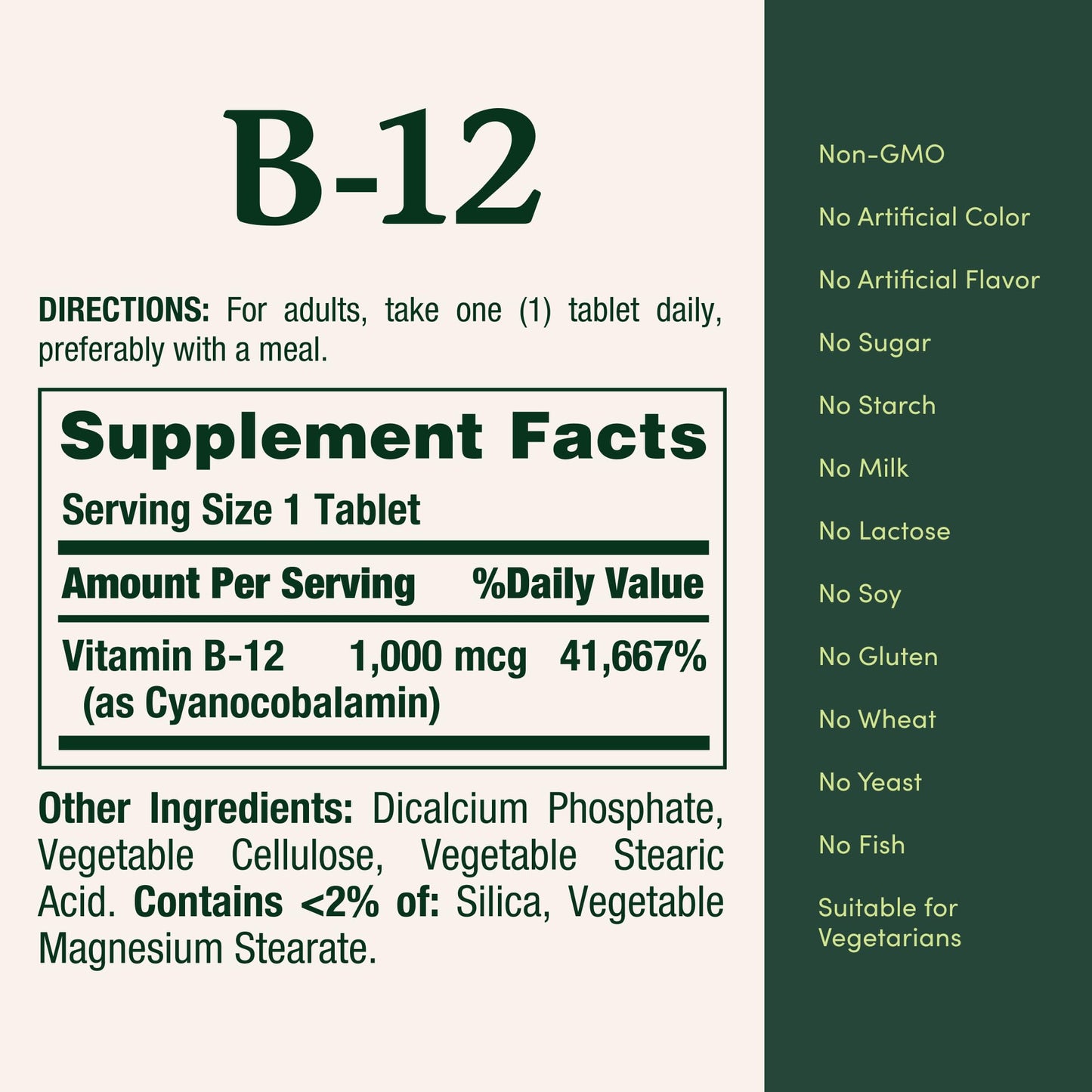 Nature's Bounty Vitamin B12 1000 mcg Supplements, Supports Energy Metabolism, 200 Ct - Medaid International