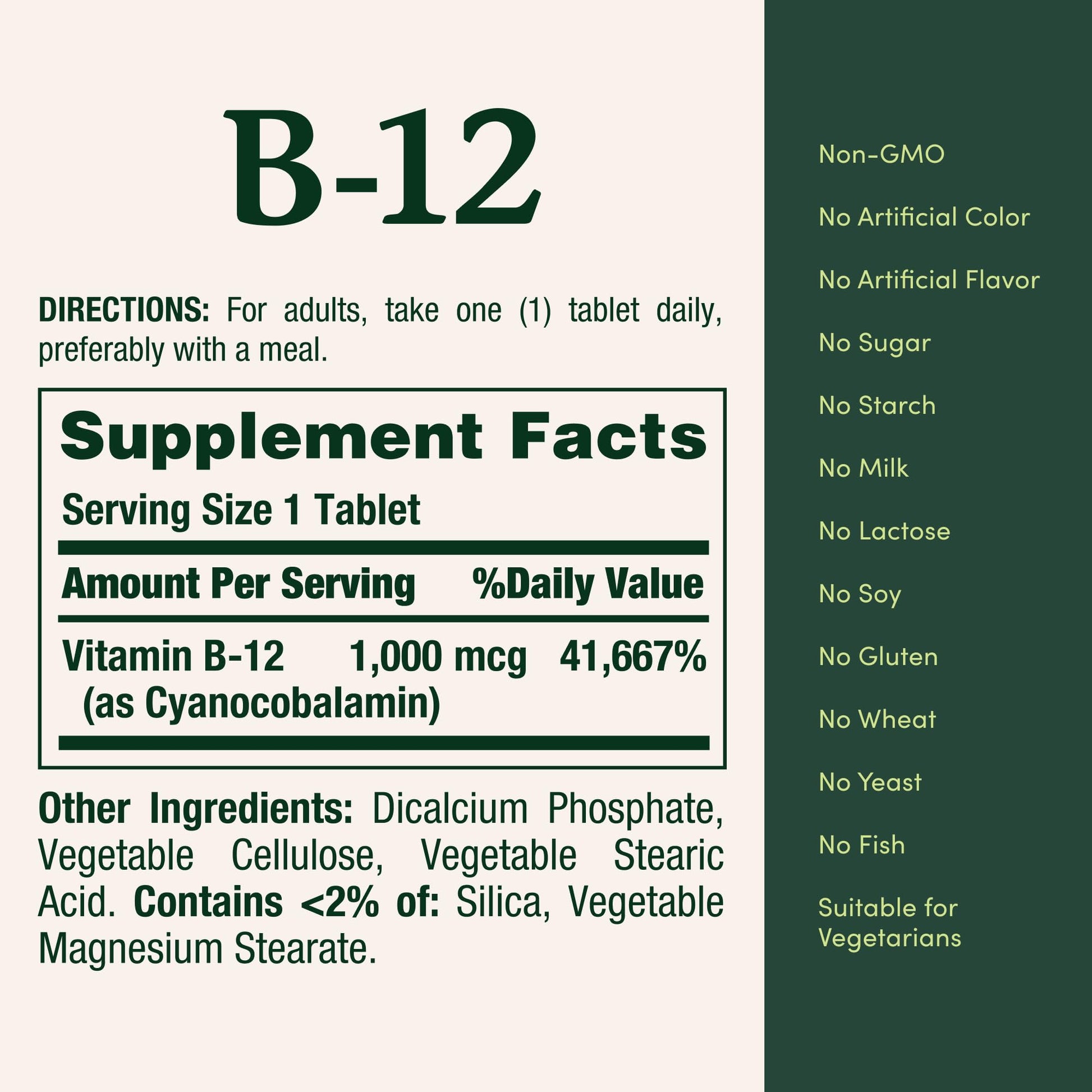 Nature's Bounty Vitamin B12 1000 mcg Supplements, Supports Energy Metabolism, 200 Ct - Medaid International