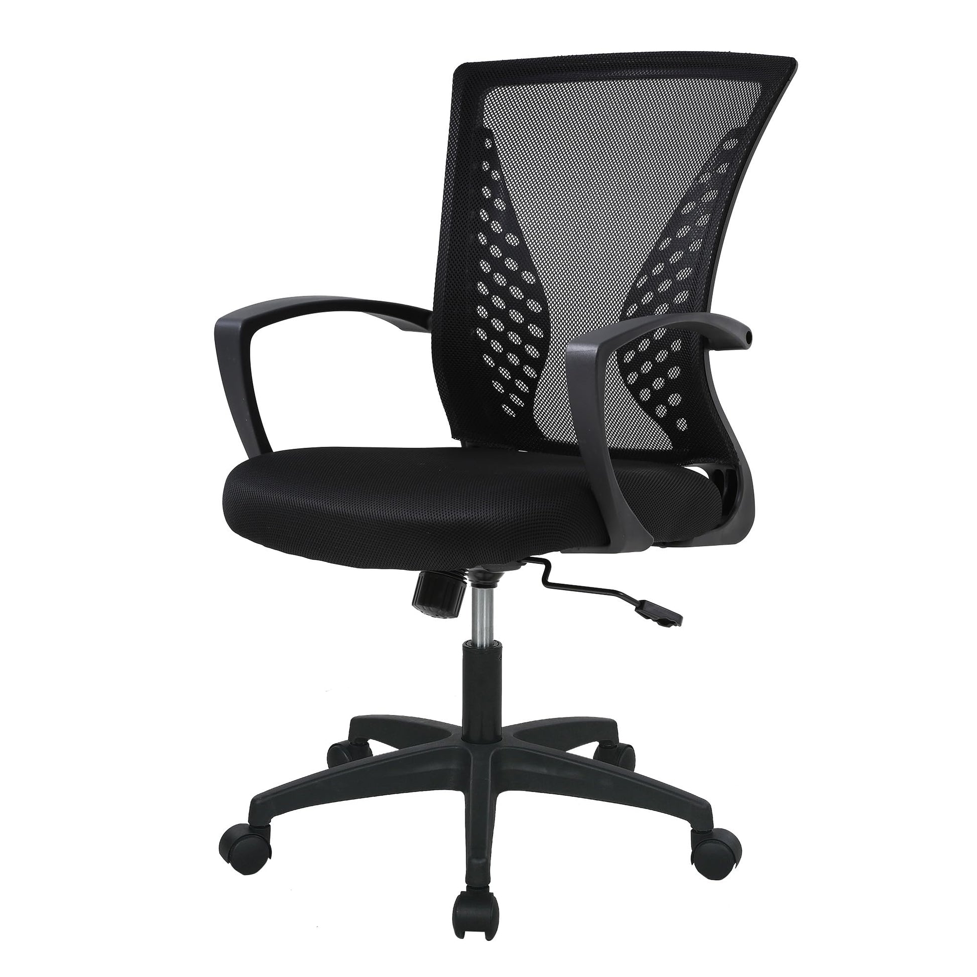 PayLessHere Office Computer Gaming Chair Ergonomic Mesh Desk Chair Adjustable Video Game Chairs with 360 Degrees Swivel Wheels Armrest Lumbar Support for Home Office,Black - Medaid International