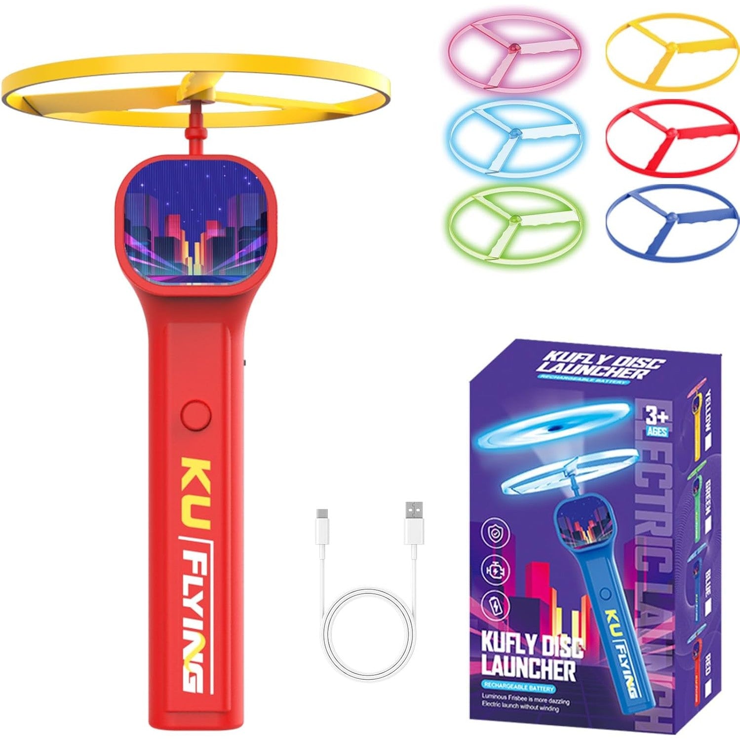 Electric Disc Launcher Luminous - Medaid International