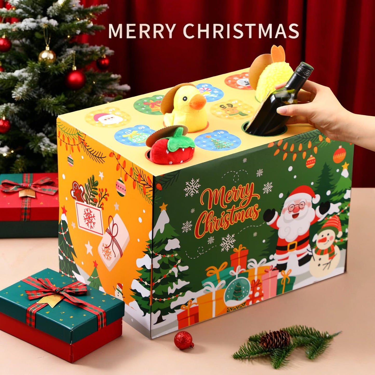 AmazingSpark 12 Days Christmas Empty Advent Calendar to Fill, Advent Countdown Gift Box DIY 2026 Christmas Calendar Cardboard Number Boxes for Wrap Gift Xmas Holiday Decoration - Medaid International