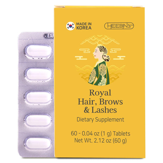 Heebin's Hair Growth Supplements with Biotin 4000 mcg, DHT Blocker and Collagen, for Hair Loss, Thinning and Regrowth, 60 Tablets, 2 Month Supply - Medaid International