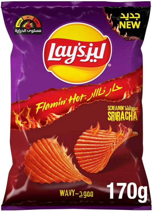Lays flamin hot sriracha - Medaid International