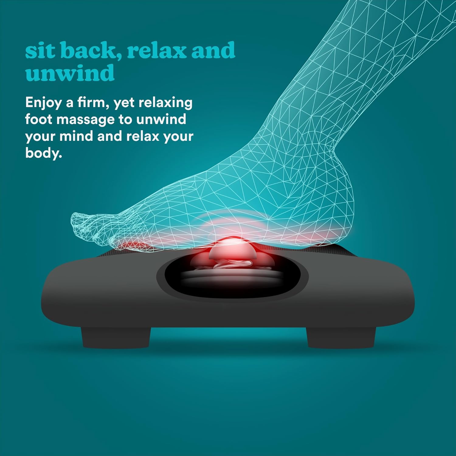 Dual Shiatsu Foot Massager + Heat - Medaid International
