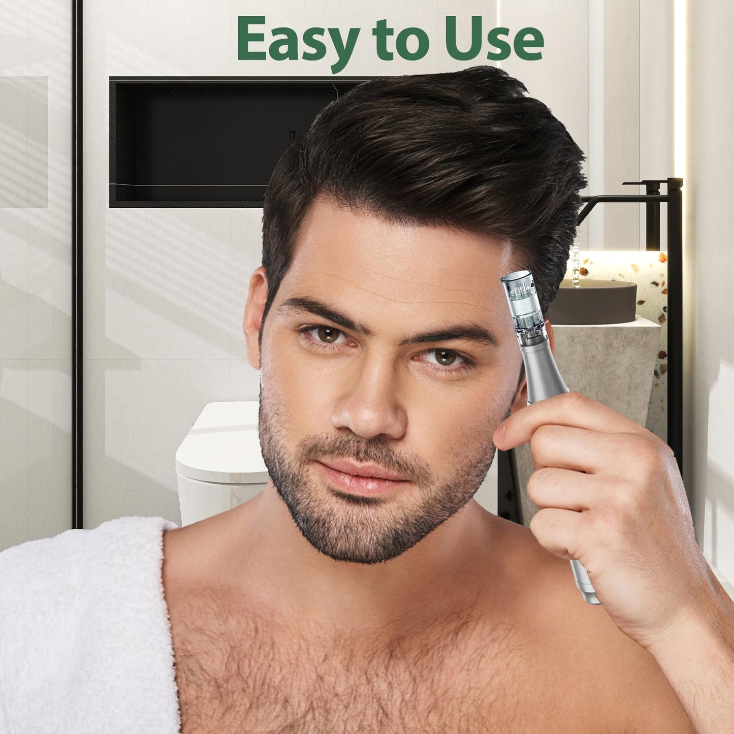 DermaStamp System 0.25mm, Microneedling Stamp Pen, Derma Stamp Pen, Derma Roller Alternative, Microneedle Micro Needle Skin Care for Men Women - Medaid International