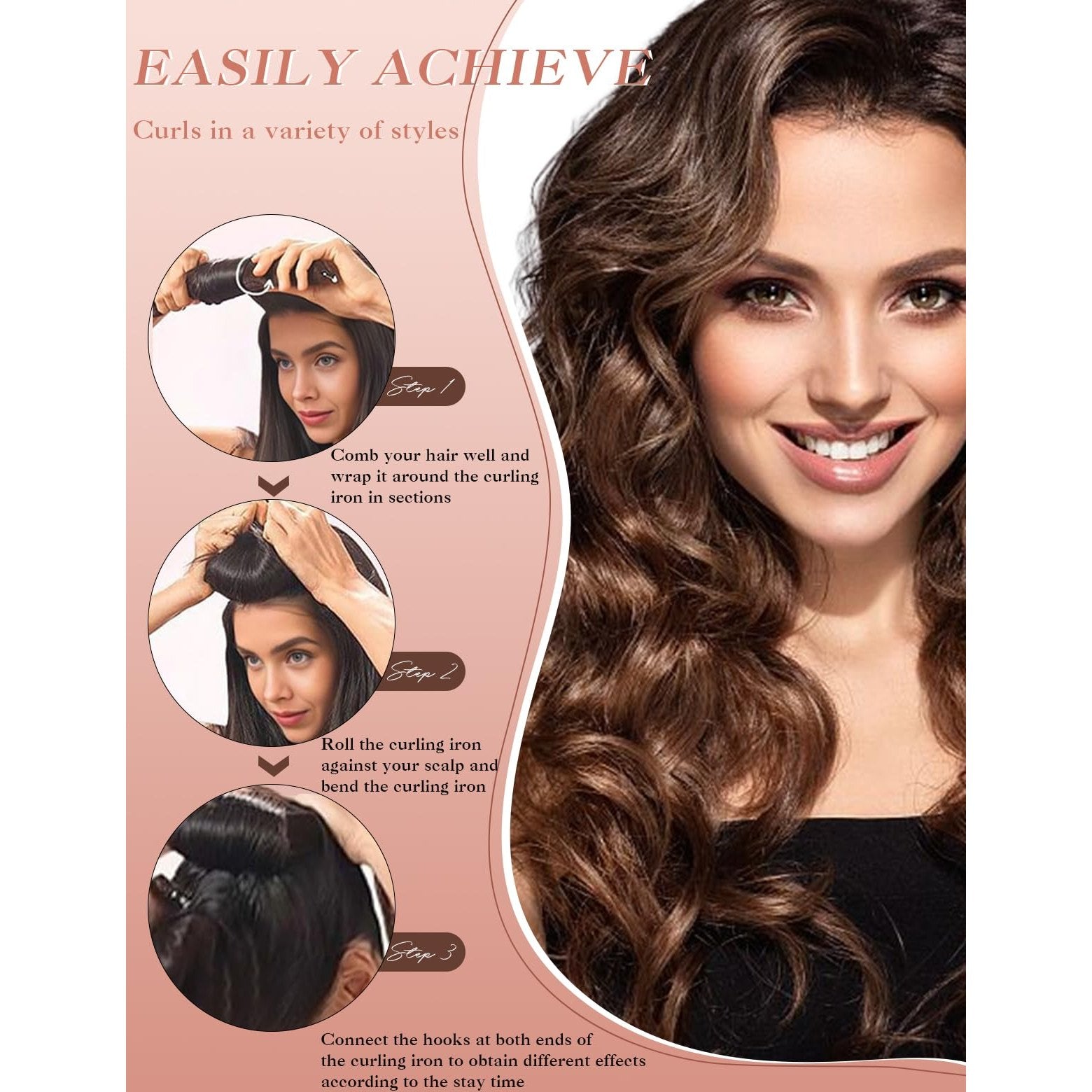 NUNFLUE Heatless Curls Overnight Set - Jumbo Soft Hair Curlers to Sleep In, No Damage Velvet Curling Rods with Silk Scarf, Overnight Non-Heating Sleep Styling Tools for All Hair Types - Medaid International