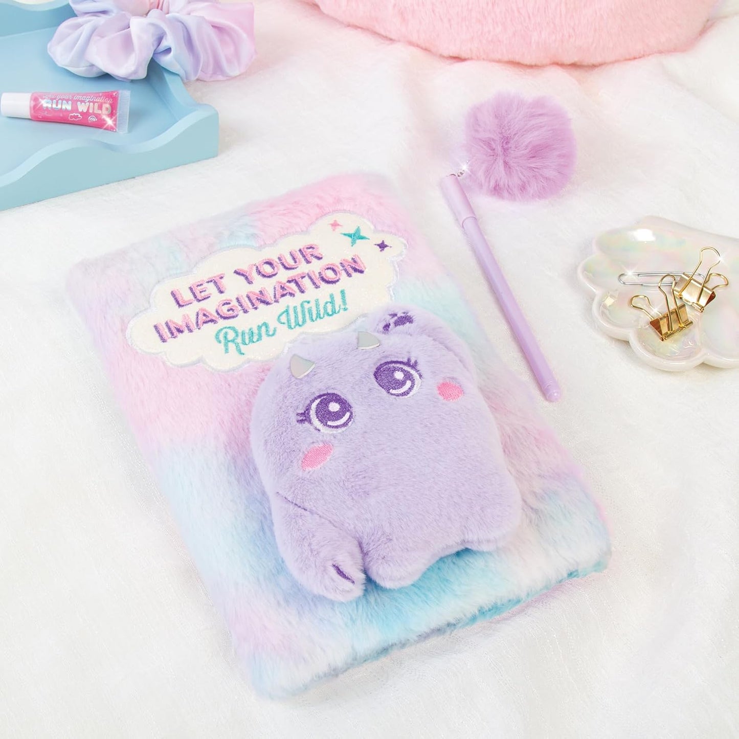Imagination Land Wild Style Plush Journal & Pen - Medaid International