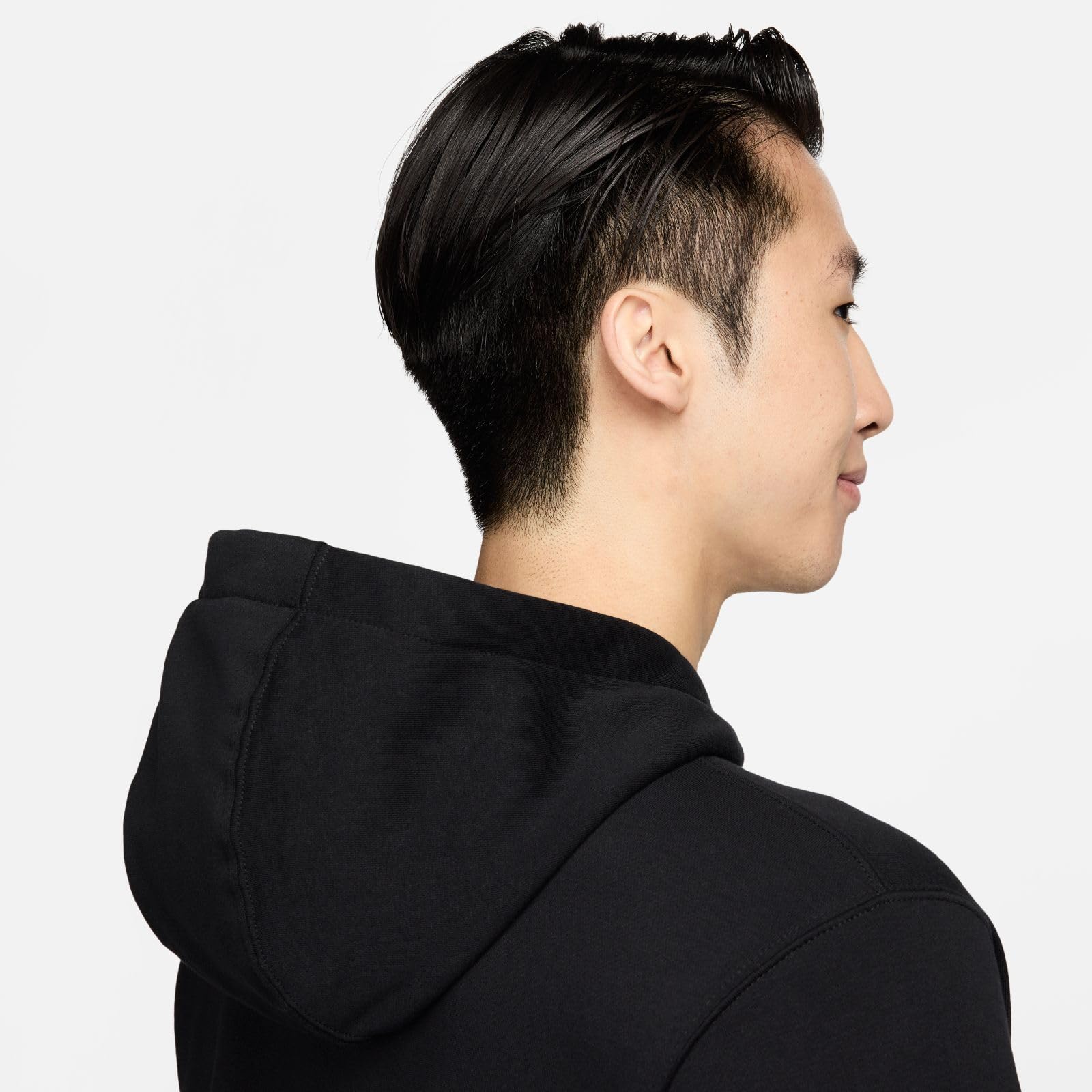 Nike Pull Over Hoodie, Black/Black/White, Large - Medaid International