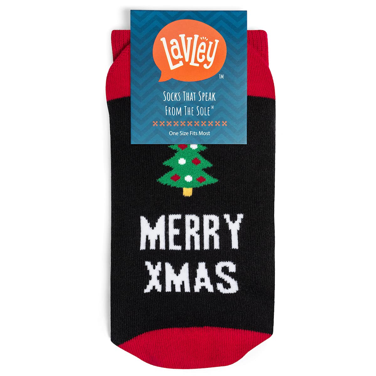 Lavley If You Can Read This, Bring Me Funny Socks - Novelty Gifts for Men, Women and Teens (US, Alpha, One Size, Regular, Regular, Merry Xmas) - Medaid International