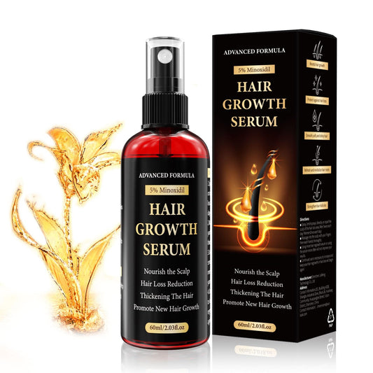 5% Minoxidil for Men/Women Hair Growth Serum Spray,Thinning Hair Loss/Regrowth Treatment for Women/Men,Minoxidil for Men’s Beard,Contain Rosemary Oil,Batana Oil for Hair Growth,Gentler,Refreshing 60ml - Medaid International