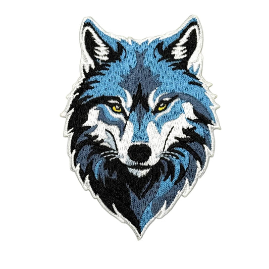 3.5" Wolf Iron On Patch - Embroidered Wolves Be Tactical The Lone Forrest Animal Wolf Applique Appliques Iron On Sew On Patches for Holes, Clothing, Jeans, Hat, Backpacks, Clothes - Medaid International
