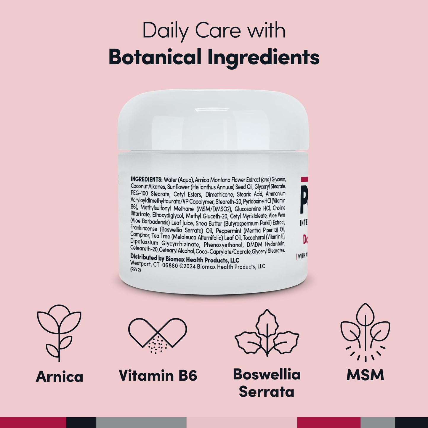 Penetrex Joint & Muscle Therapy - Soothing Muscle Rub for Back, Neck, Hands, Feet - Premium Whole Body Rub with Arnica, Vitamin B6 MSM & Boswellia - Non-Greasy 2oz Cream - Medaid International