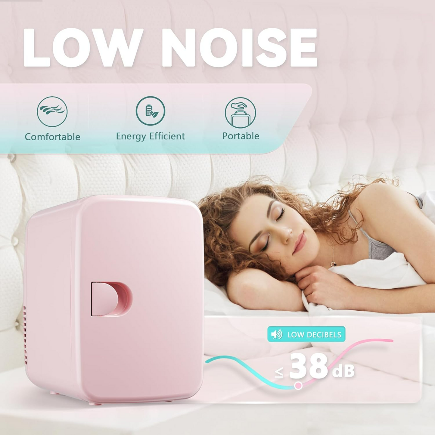 Mini Fridge - Portable Cooler & Warmer for Skincare, Drinks, Food - Medaid International