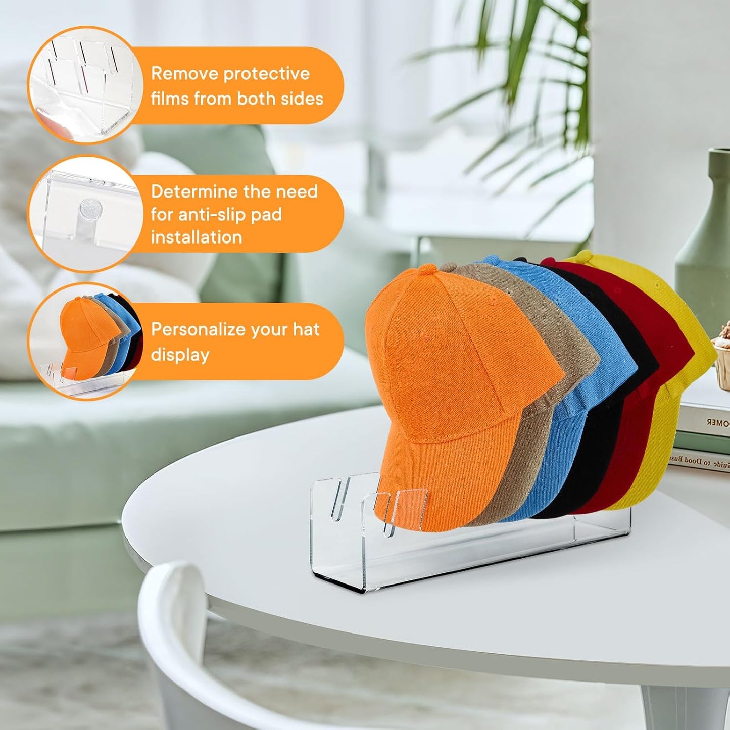 Acryclic Hat Stand - Medaid International