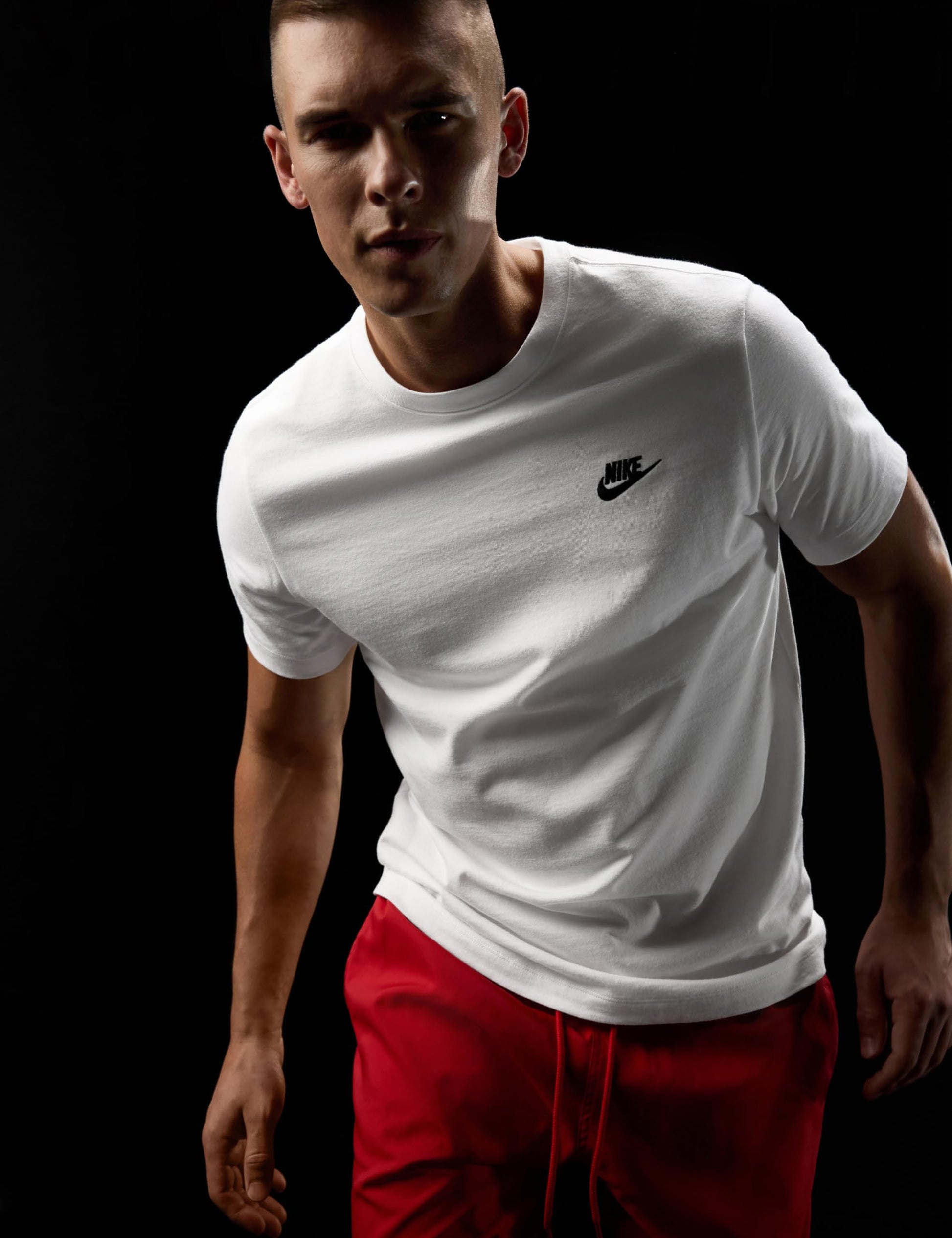 Nike Men's Sportswear Club T-Shirt, White/Black, XL Tall - Medaid International