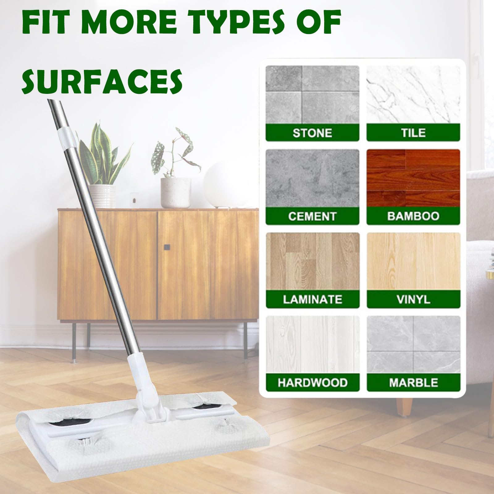 MBBUROYY Dry Sweeping Cloths Dry Mop Refills for Floor Mopping and Cleaning Disposable Dusting Cloths Electrostatic Cloths Unscented 240 Counts - Medaid International