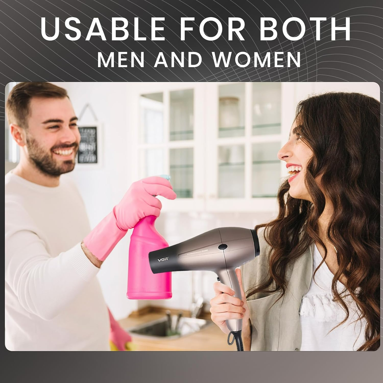 VGR V463 Professional Hair Dryer | 1800-2200W High-Performance - Medaid International