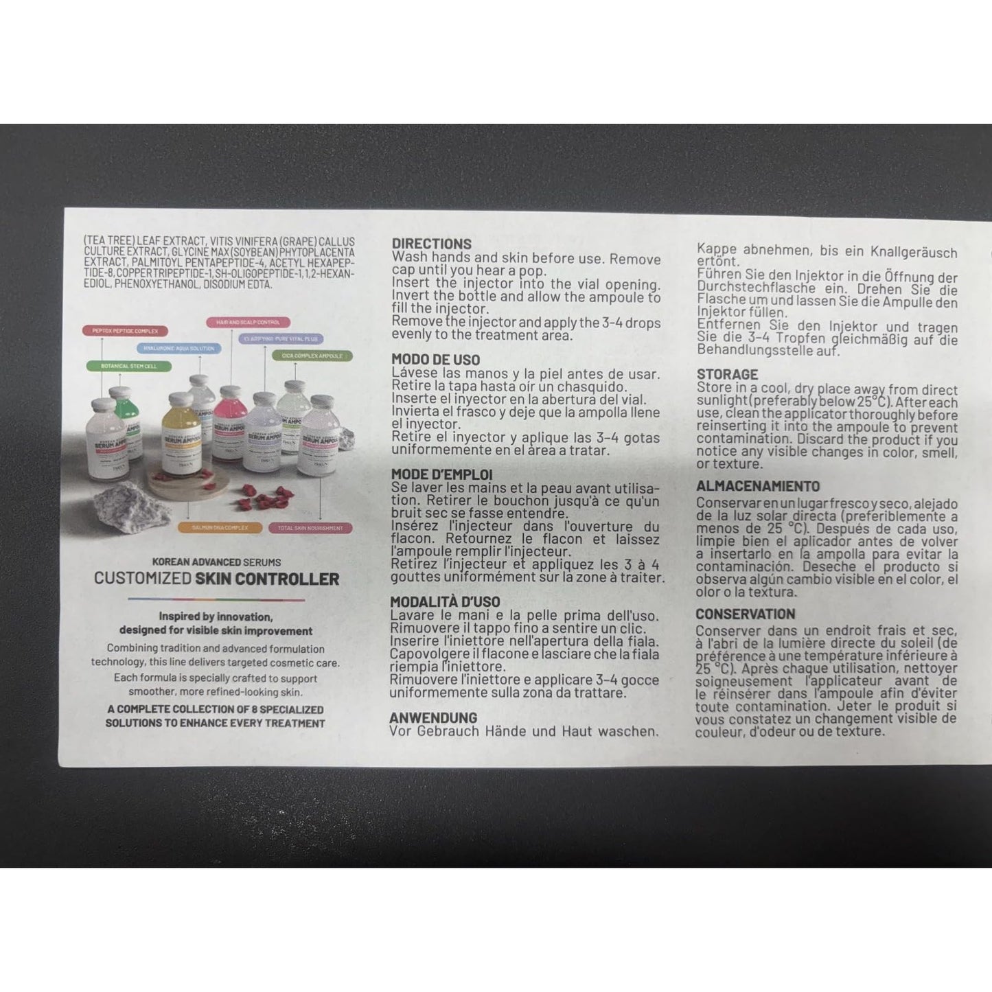 BRÜUN SC - Control Stem Cell Ampoule - Micro Needling Korean Serum Booster for Face and Body to Use with and without Derma Pen Microneedling Skin Care Serum 1.18 fl.oz - Medaid International