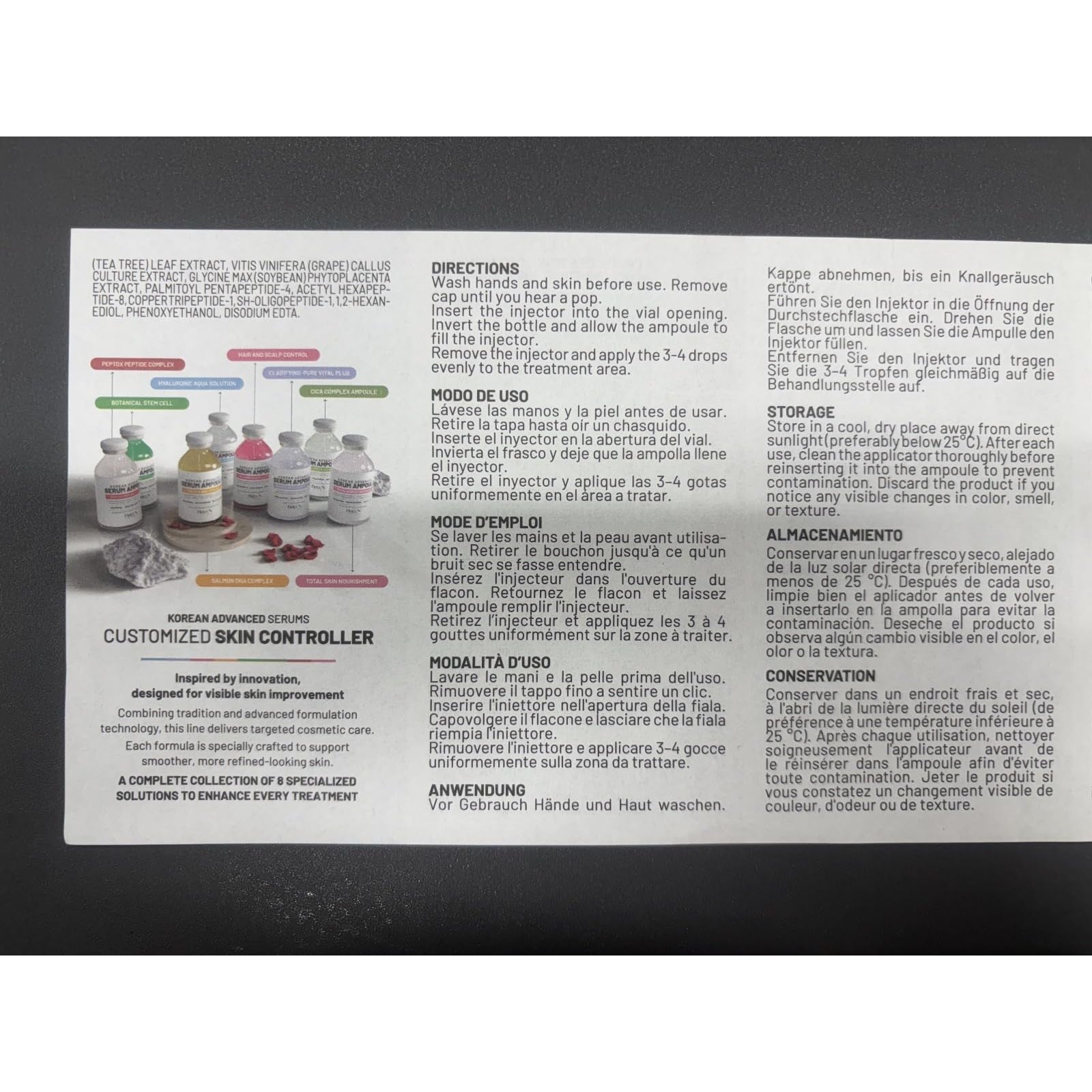 BRÜUN SD - Control Salmon DNA Ampoule - Micro Needling Korean Serum Booster for Face and Body to Use with and without Derma Pen Microneedling Skin Care Serum 1.18 fl.oz - Medaid International