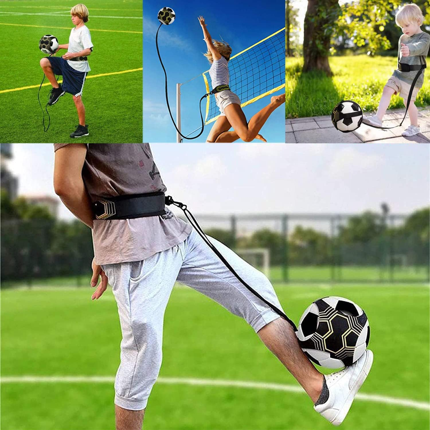 Football Kick Trainer Soccer Training Waist Belt Adjustable - Medaid International