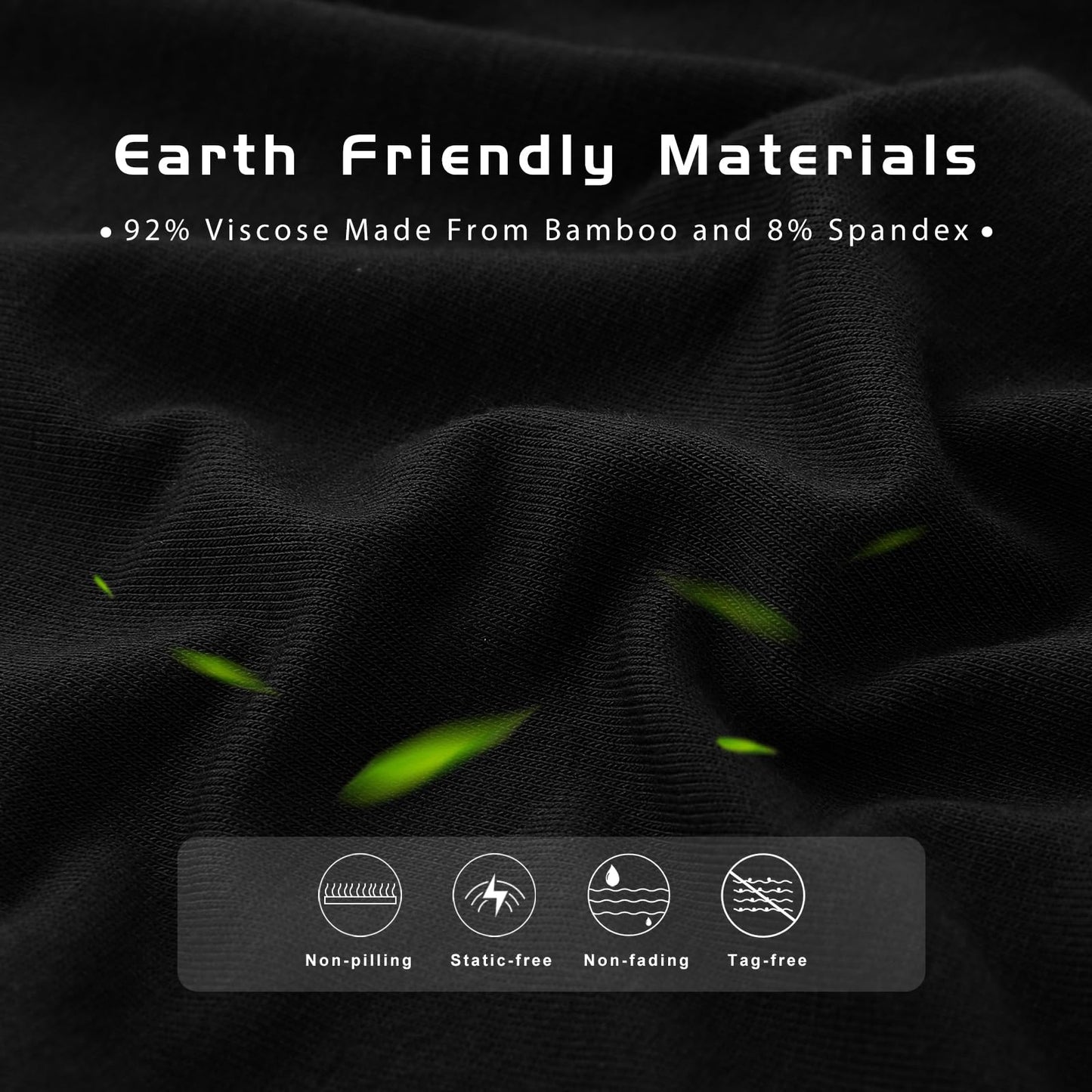 BAMBOO COOL Mens Underwear Trunks for Man Soft Waistband Open-fly Support Briefs(3 or 4 pack) - Medaid International