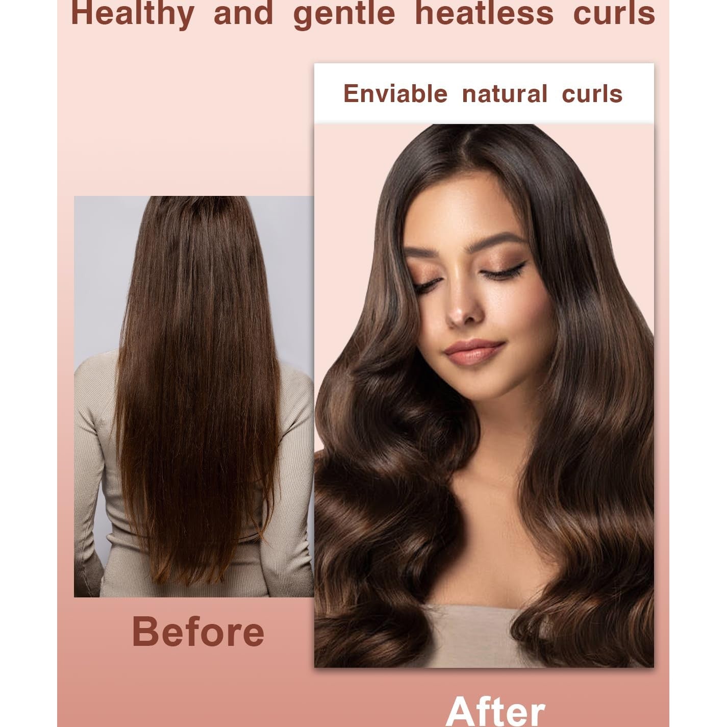 NUNFLUE Heatless Curls Overnight Set - Jumbo Soft Hair Curlers to Sleep In, No Damage Velvet Curling Rods with Silk Scarf, Overnight Non-Heating Sleep Styling Tools for All Hair Types - Medaid International