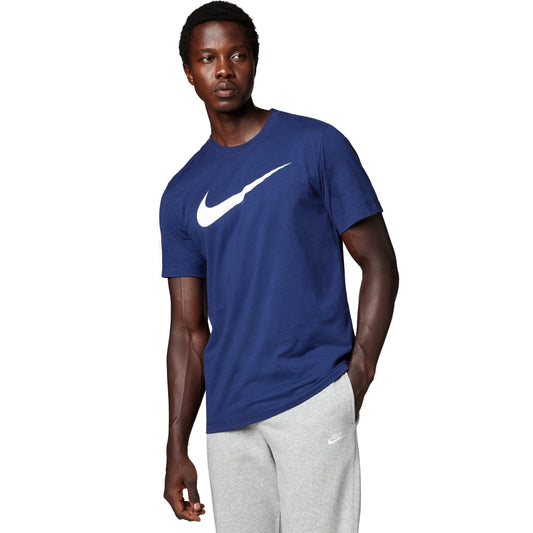 Nike Men's Sportswear Icon Swoosh T-Shirt, Midnight Navy/White, Medium - Medaid International