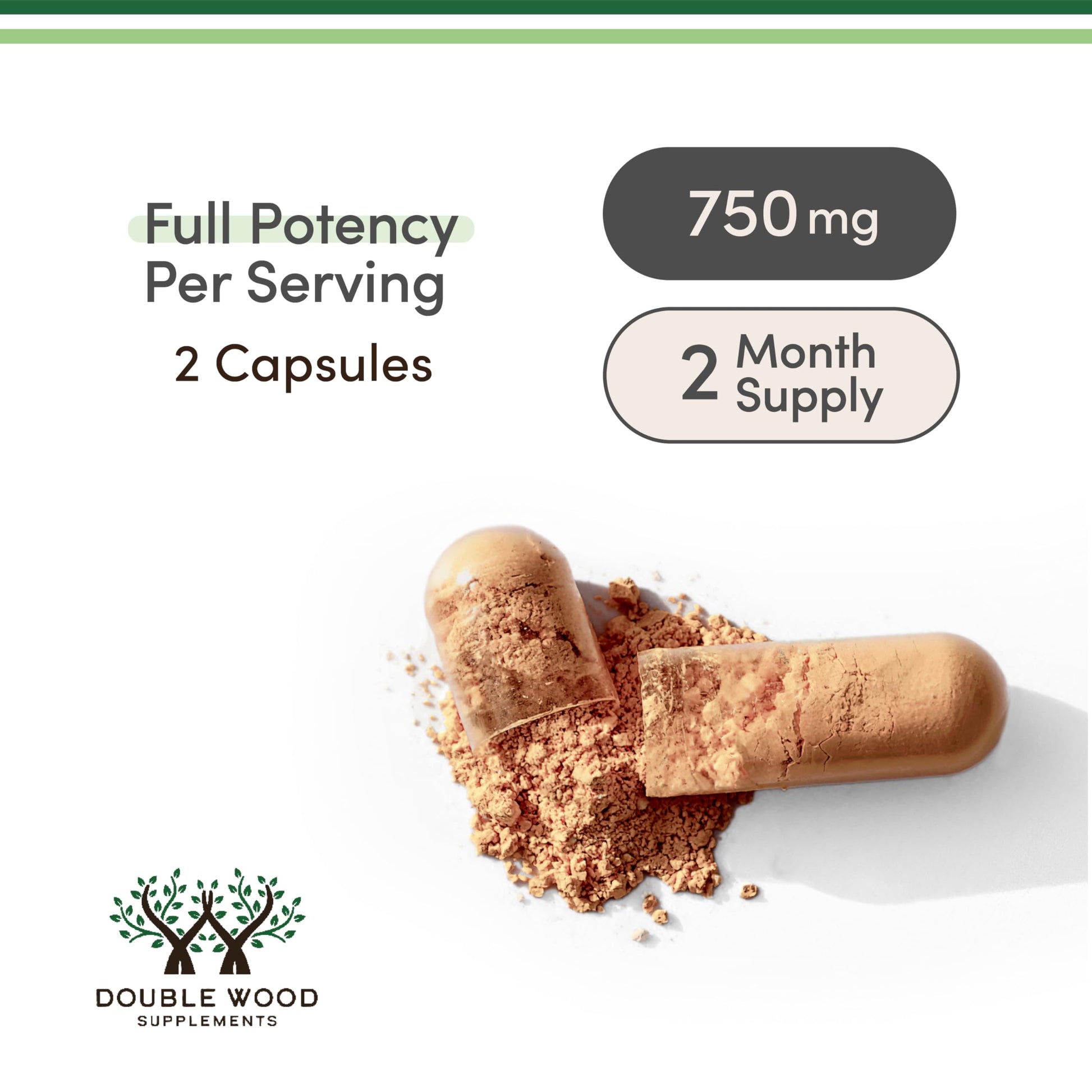 Resveratrol Supplement 500mg Per Serving, 120 Capsules (Resveratrol Polygonum Root Extract Providing 50% Trans Resveratrol) Healthy Aging Support by Double Wood - Medaid International