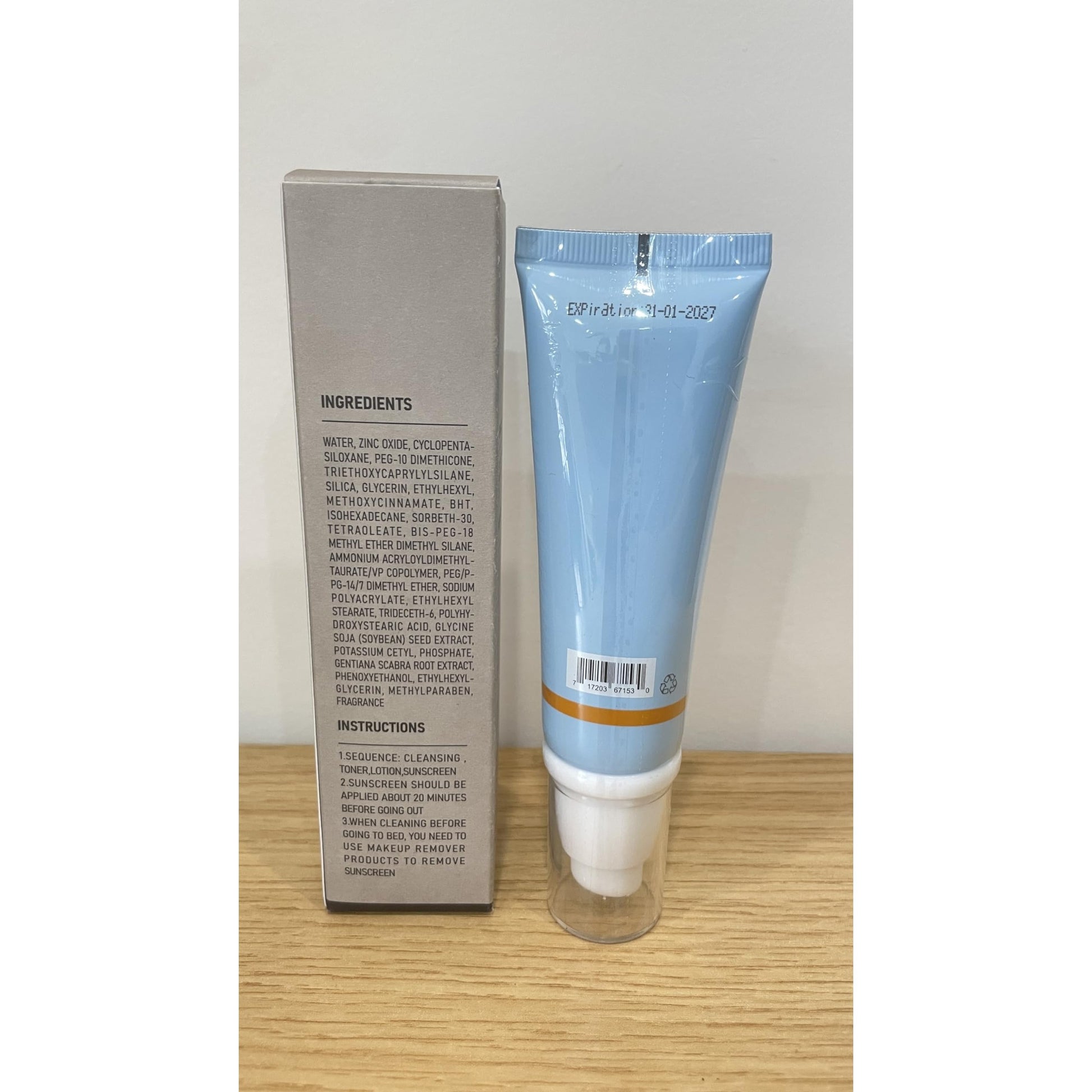 VGO Clear Face Sunscreen SPF 50, Hydrating Sun Essence Leaves No Sticky Feeling Travel Size Sunscreen Against UVA and UVB Rays 50ml / 1.7oz - Medaid International
