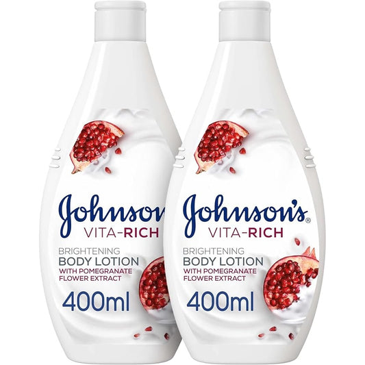 Johnson's Vita-Rich Body Lotion Brightening Pomegranate - 400 ml - Medaid