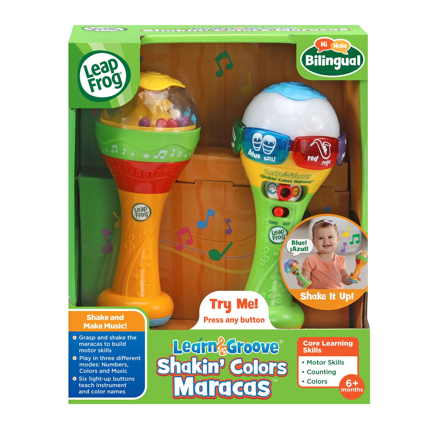 LeapFrog Learn and Groove Shakin' Colors Maracas - Medaid International